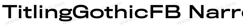 TitlingGothicFB Narrow Standard Reg字体转换